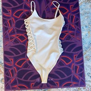 Cutout sides body suit